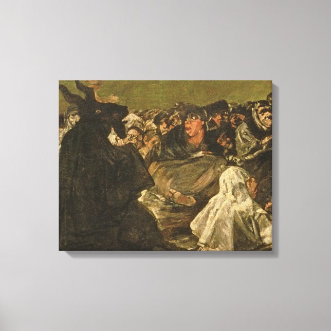 Toile Francisco Jose de Goya y Lucientes | Les sorcières (Recto)