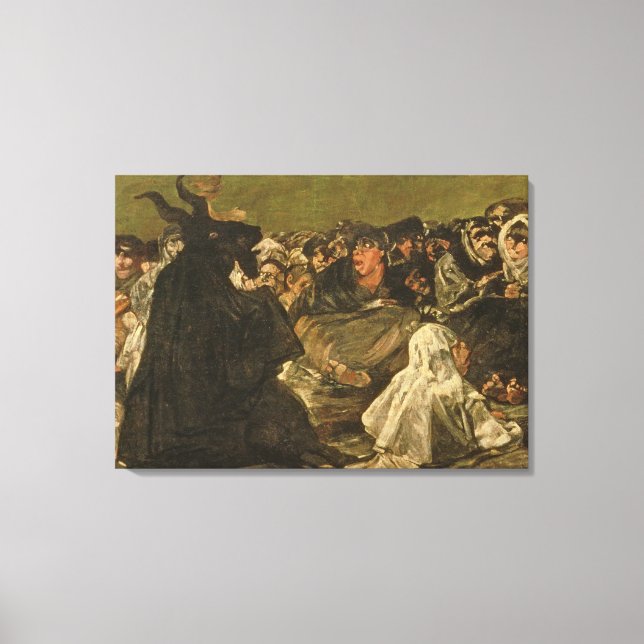 Toile Francisco Jose de Goya y Lucientes | Les sorcières (Recto)