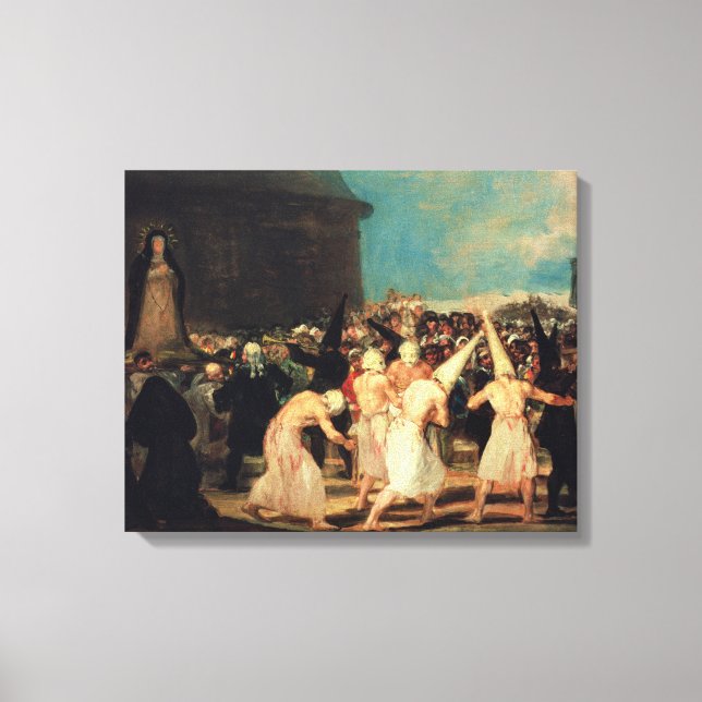 Toile Francisco Jose de Goya y Lucientes | Procession (Recto)