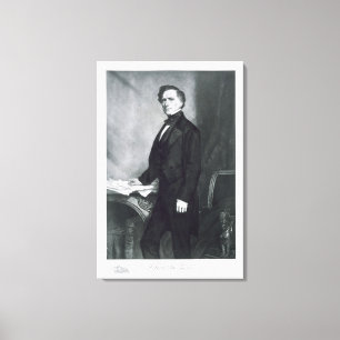Toile Franklin Pierce, 14ème président de la stat unie