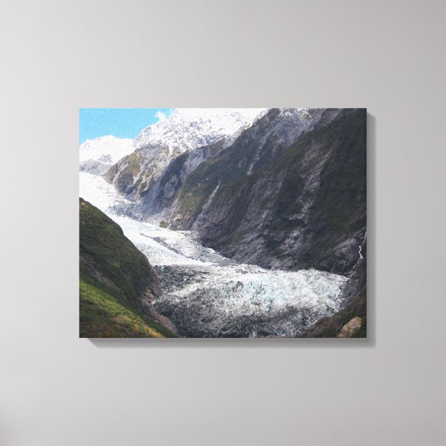 Toile Franz Josef Glacier, Nouvelle-Zélande (Recto)