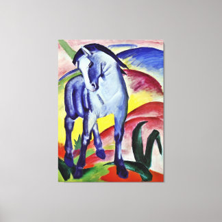 Toile Franz Marc Blue Cheval Peinture d'Art Vintage
