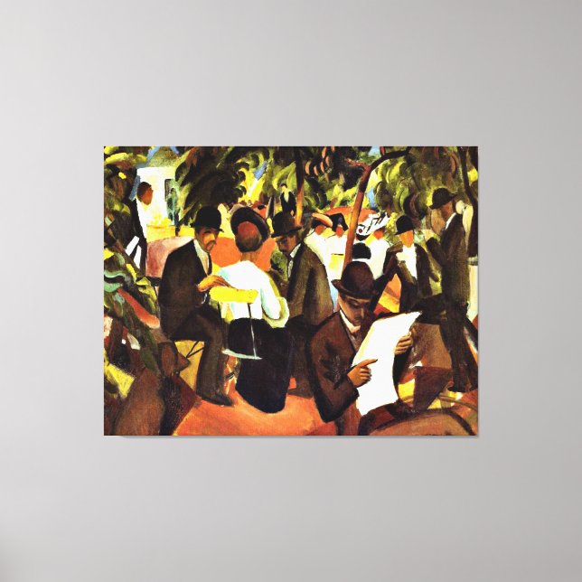 Toile Franz Marc - Restaurant jardin (Recto)