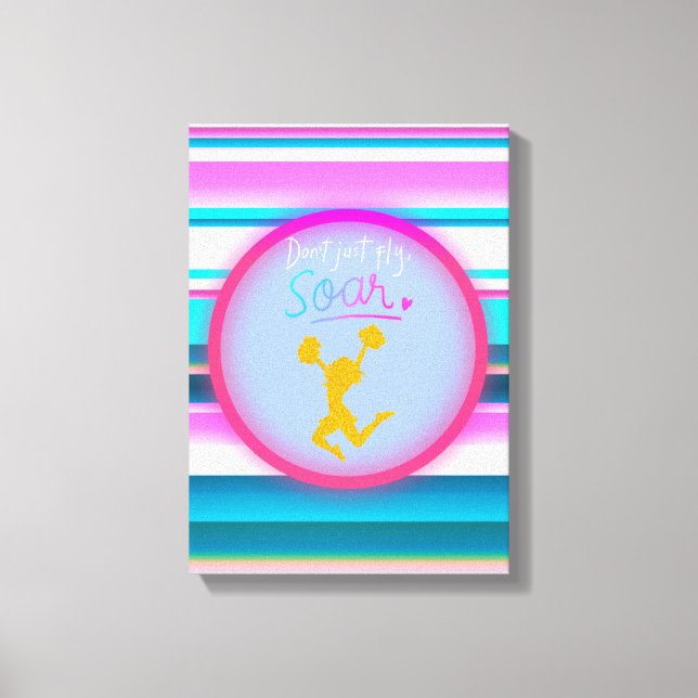 Toile Frappe "Ne vous contentez pas de voler, de sauter" (Recto)