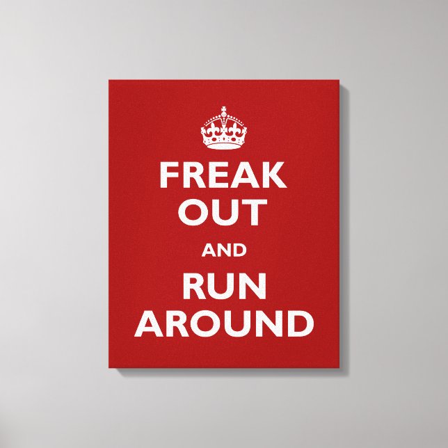 Toile Freak Out et Run Around (Recto)