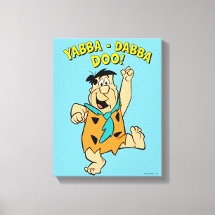 Toile Fred Flintstone Yabba-Dabba Doo !