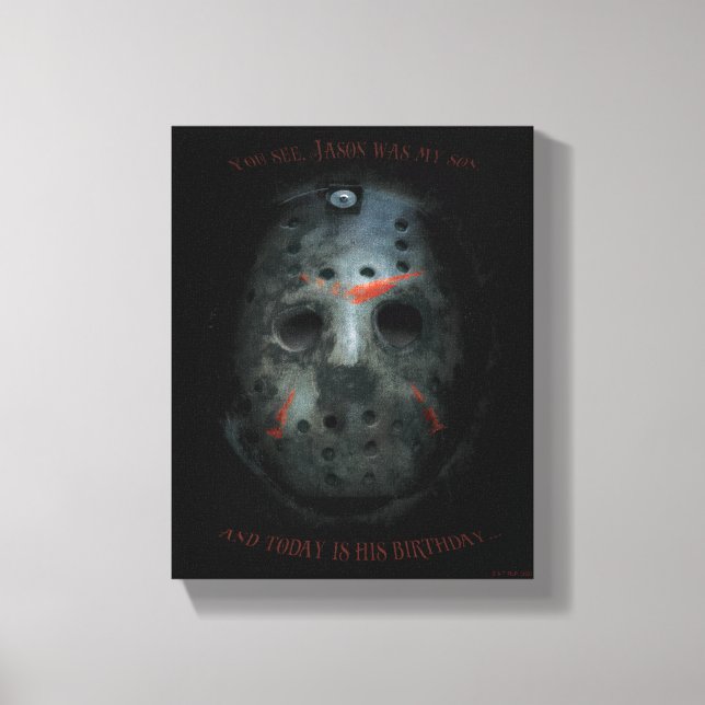 Toile Freddy contre Jason | Devis Jason Mask (Recto)