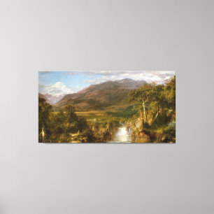 Toile Frédéric Edwin Church - Au cœur des Andes