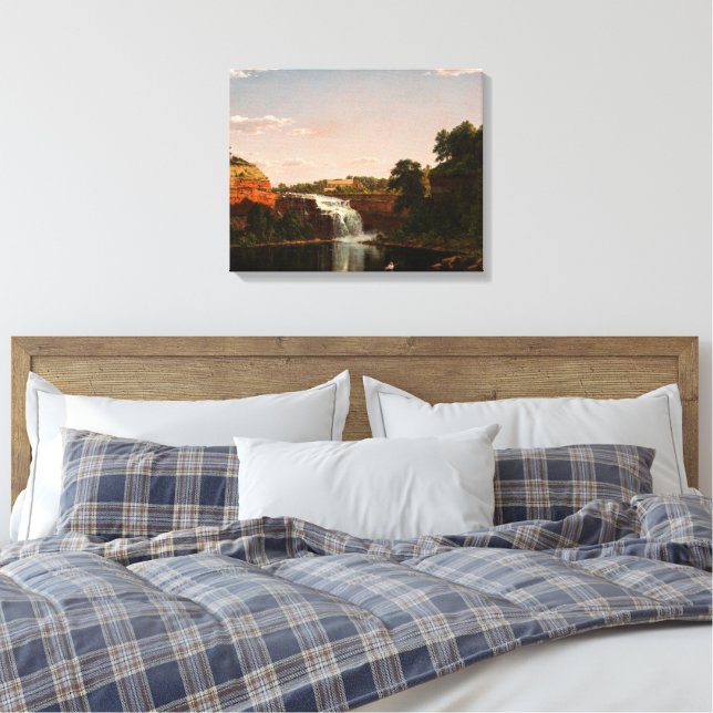 Toile Frederic Edwin Church - Chutes inférieures, Roches (Insitu(Chambre))