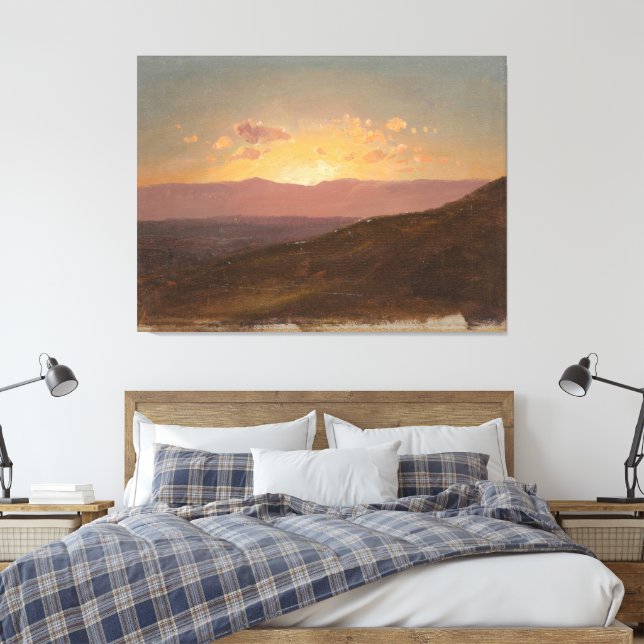 Toile Frederic Edwin Church - Chutes inférieures, Roches (Insitu(Chambre))