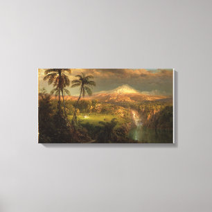 Toile Frederic Edwin Church_Douche de passage dans le tr