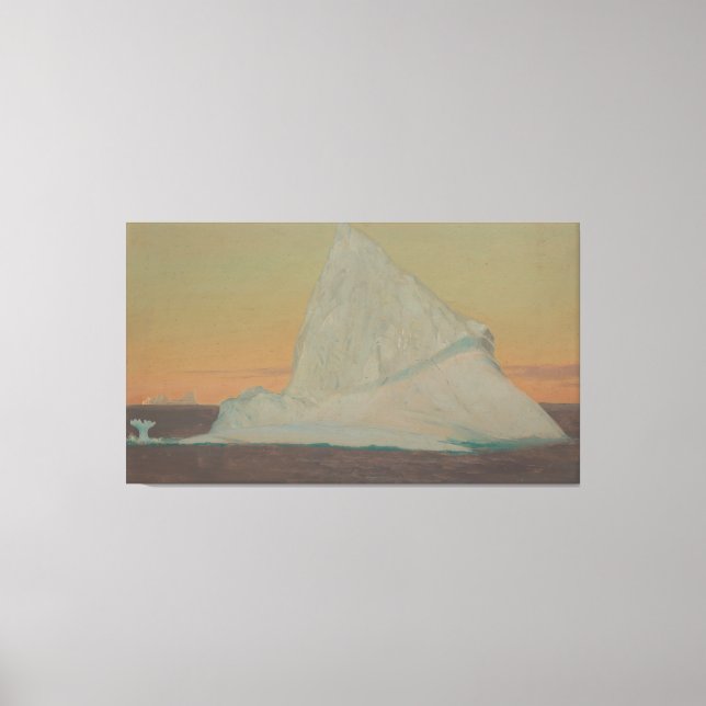 Toile Frederic Edwin Church - Iceberg et Fleur de Glace (Recto)