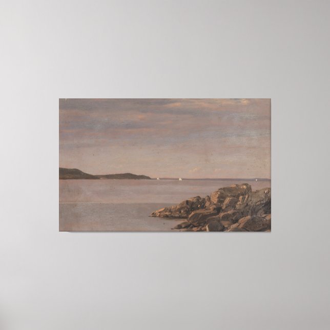 Toile Frederic Edwin Church - Île de Mt. Desert, Maine (Recto)