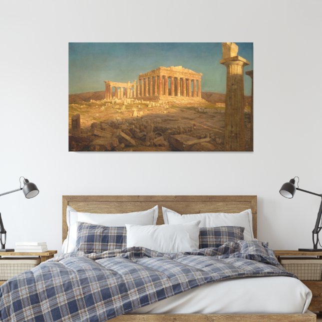 Toile Frédéric Edwin Church - Le Parthénon  (Insitu(Chambre))