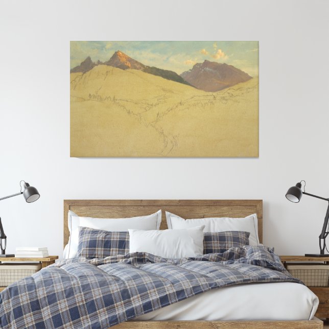 Toile Frédéric Edwin Church - Le Watzmann, près de Berch (Insitu(Chambre))