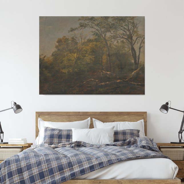 Toile Frederic Edwin Church - Maine Woods (Insitu(Chambre))