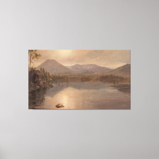 Toile Frederic Edwin Church - Monts Katahdin et Turner (Recto)