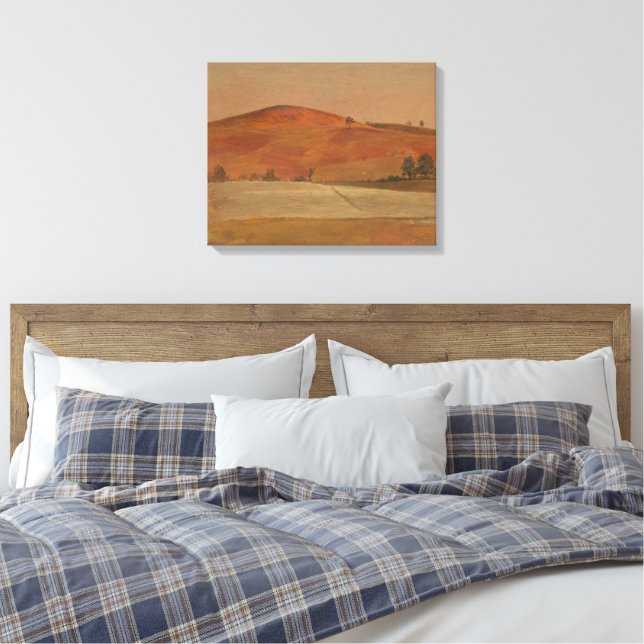 Toile Frederic Edwin Church - Paysage avec une colline b (Insitu(Chambre))