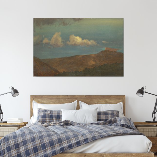 Toile Frederic Edwin Church - Paysage vallonné  (Insitu(Chambre))