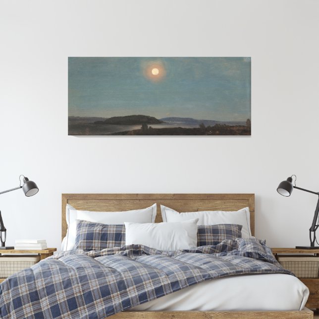 Toile Frederic Edwin Church - Soleil ou Lune se levant s (Insitu(Chambre))