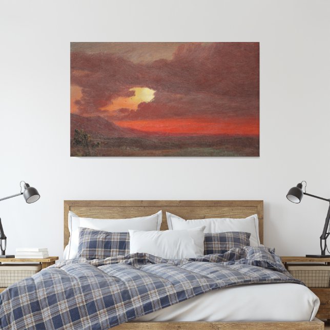 Toile Frederic Edwin Church - Sunset  (Insitu(Chambre))
