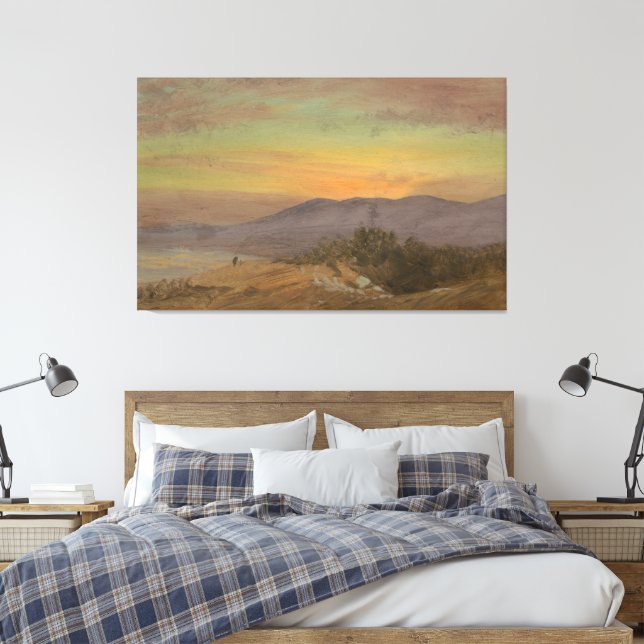 Toile Frederic Edwin Church - Vallée de l'Hudson, couche (Insitu(Chambre))