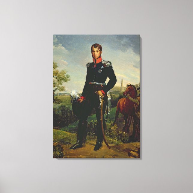 Toile Frédéric William III Roi de Prusse, 1814 (Recto)