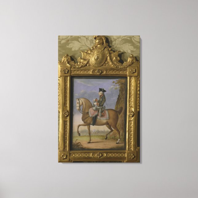 Toile Frederick II à cheval (Recto)