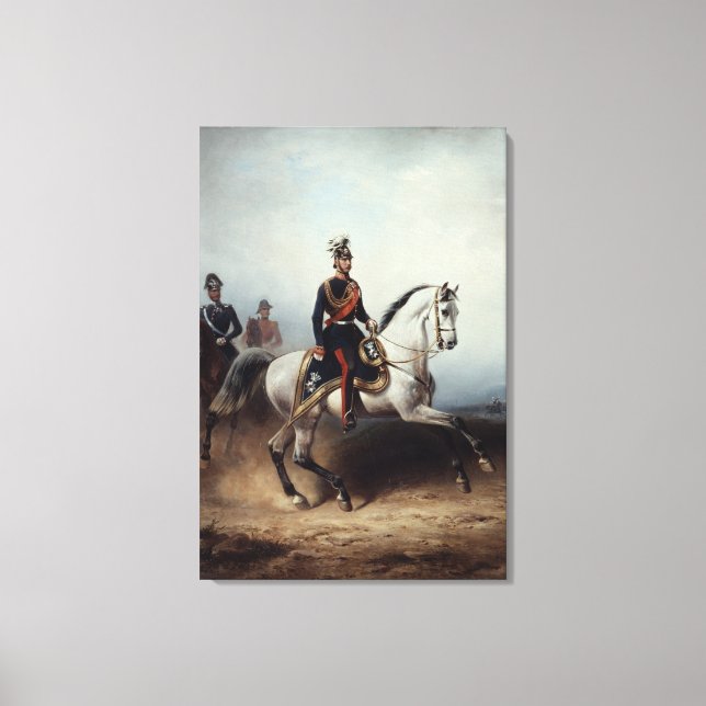 Toile Frederick III Wilhelm sur le terrain Bornstedter (Recto)