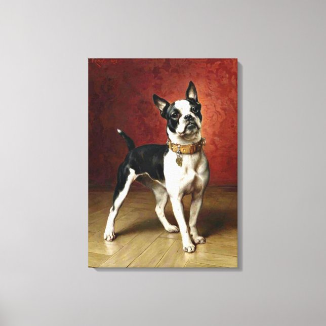 Toile French Bulldog - tableau de Carl Reichert (Recto)