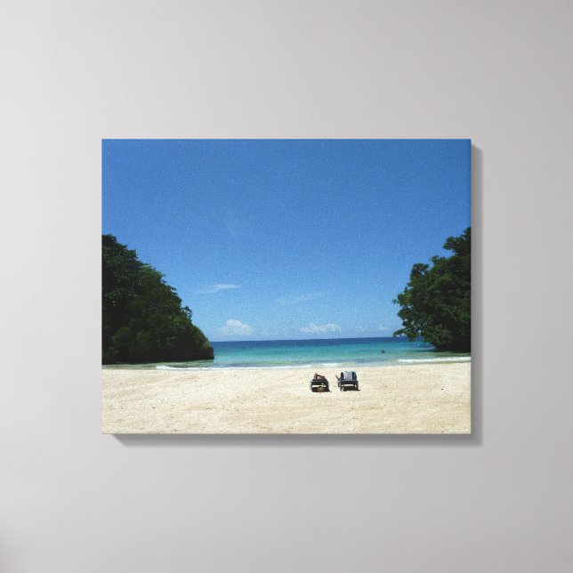 Toile Frenchman's Cove Beach Jamaïque Photo Wall Canvas (Recto)
