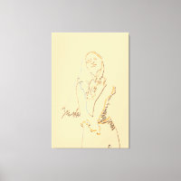 Fresh Black Line Art Dancing Femme