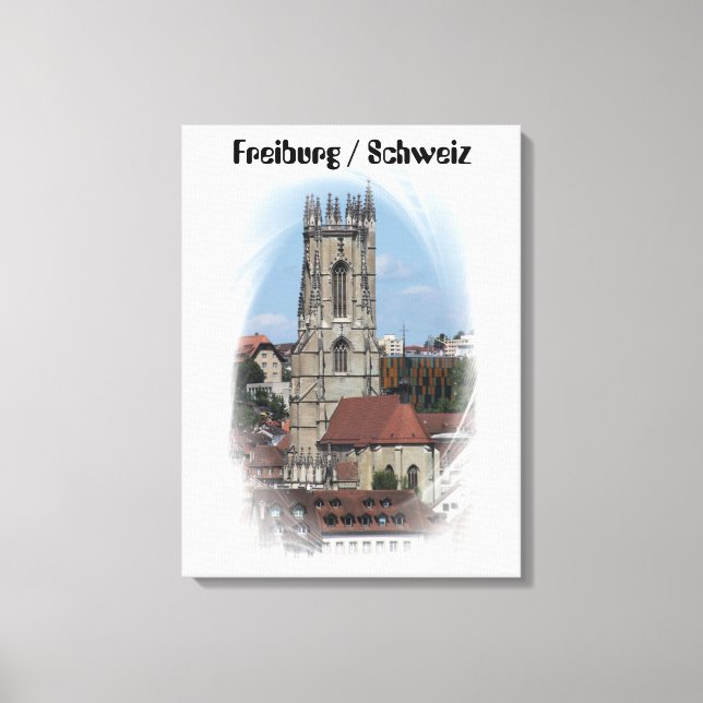 Toile Fribourg/Fribourg Pression sur l'écran de câblage (Recto)