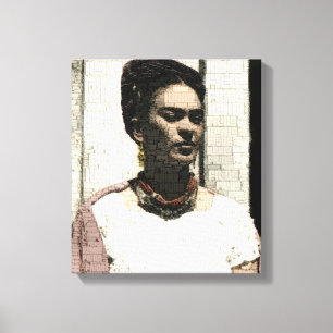 Toile Frida Kahlo Portrait textile