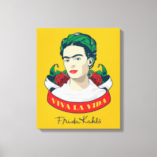 Toile Frida Kahlo   Viva la Vida