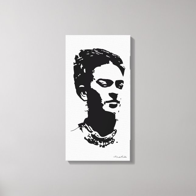 Toile Frida Shadow Portrait (Recto)