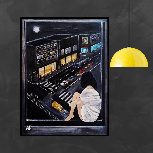 Toile Friday Night Painting by Alfred Fox (Créateur téléchargé)