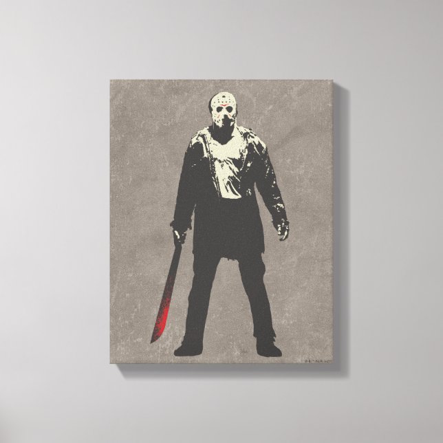 Toile Friday the 13th | Jason Voorhees Character Art (Recto)