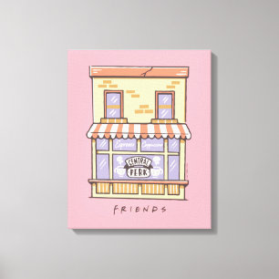 Toile FRIENDS™ Central Perk Café Dessin Animé