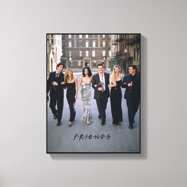 Toile FRIENDS™ | Couples en tenue de soirée (Recto)