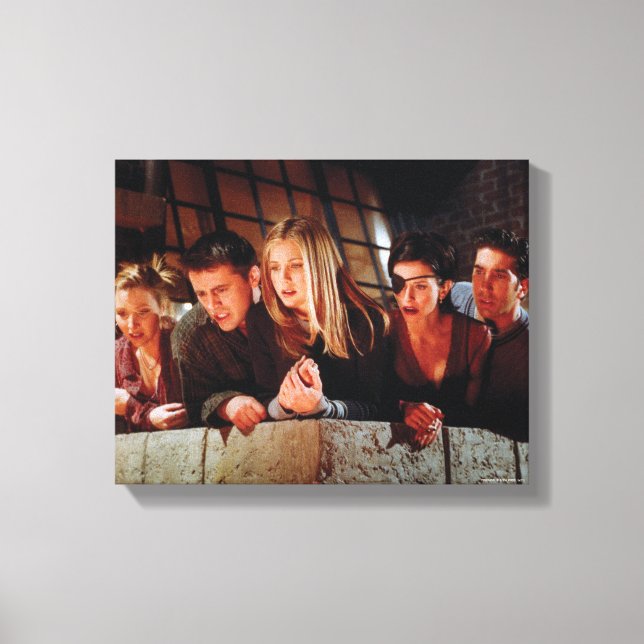 Toile FRIENDS™ | Le Gang sur le Balcon (Recto)