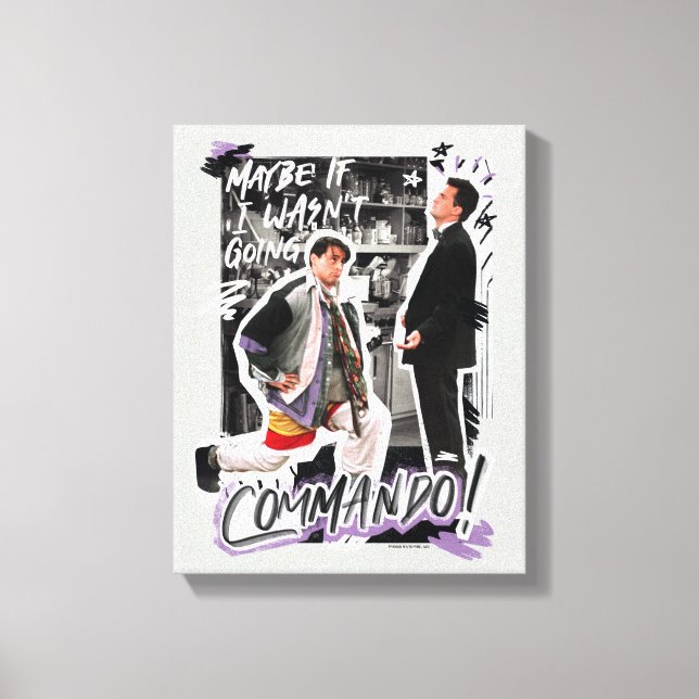 Toile FRIENDS™| Peut-être que si je n'allais pas  Comman (Recto)