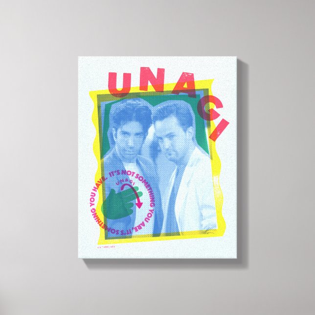 Toile FRIENDS™ | Ross & Chandler - Unagi (Recto)