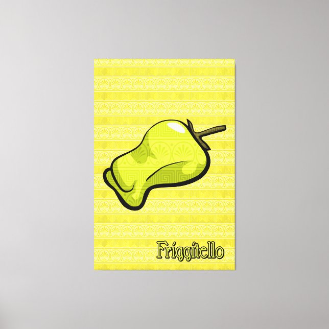 Toile Friggitello Chili Pepper Canvas (Recto)