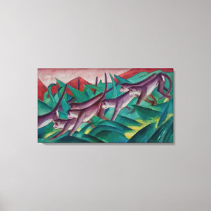 Toile Frisé de singe vintage de Franz Marc