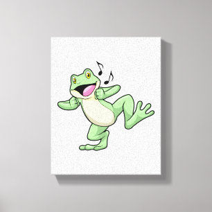 Toile Frog Music Dance