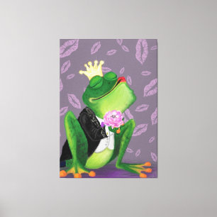 Toile Frog Prince - Kissy
