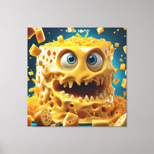 Toile Fromage Vivid Cute Imaginaire Funny Monster