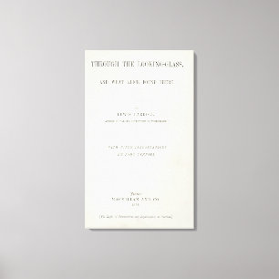 Toile Frontispice à 'Alice par les psychés