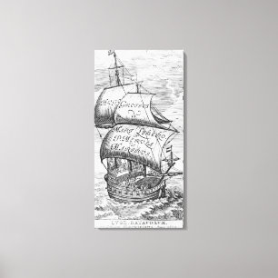 Toile Frontispice à "De Mari Libero", par Hugo Grotius